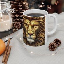 Load image into Gallery viewer, Lion Gentle and Fierce #7 Mug 11oz mug AI-Generated Artwork