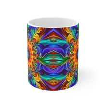 Load image into Gallery viewer, Tye Dye Swirls & Ripples #12 Ceramic 11oz AI Decorative Mug