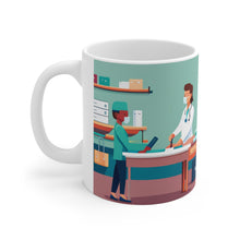 Load image into Gallery viewer, Professional Worker Doctor and Nurse #4 Ceramic 11oz Mug AI-Generated Artwork