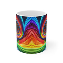 Load image into Gallery viewer, Bright Rainbow Swirls in Motion #3 Mug 11oz mug AI-Generated Artwork
