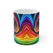 Load image into Gallery viewer, Bright Rainbow Swirls in Motion #3 Mug 11oz mug AI-Generated Artwork