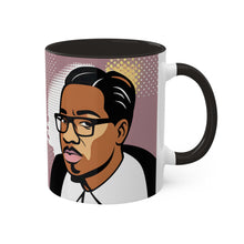 Load image into Gallery viewer, Colors of Africa Pop Art Black History Colorful #19 AI 11oz Black Accent Coffee Mug