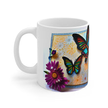 Load image into Gallery viewer, Colorful Monarch Butterflies #7 Mug 11oz mug AI-Generated Artwork