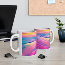 Load image into Gallery viewer, Pastel Sea-life Sunset #15 Ceramic Mug 11oz mug AI-Generated Artwork