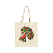 Load image into Gallery viewer, Colors of Africa Queen Mother #11 100% Cotton Canvas Tote Bag 15" x 16"