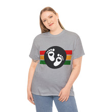 Load image into Gallery viewer, Muse Wearable Baby Feet Mother's Day Unisex Heavy Cotton Crewneck T-Shirt