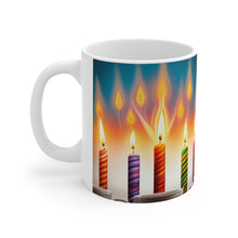 Load image into Gallery viewer, Happy Birthday Candles #11 Ceramic 11oz Mug AI-Generated Artwork