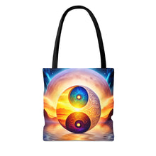 Load image into Gallery viewer, Ying Infinite Beauty Moon Light  Fusion of Colors #3 Tote Bag AI Artwork 100% Polyester