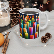 Load image into Gallery viewer, Happy Birthday Candles #8 Ceramic 11oz Mug AI-Generated Artwork