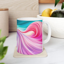 Load image into Gallery viewer, Pastel Sea-life Sunset #14 Ceramic Mug 11oz mug AI-Generated Artwork
