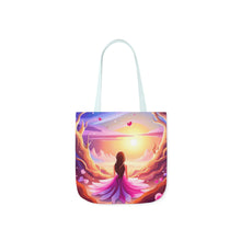 Load image into Gallery viewer, Pink Heart Series #12 Fashion Graphic Print Trendy 100% Polyester Canvas Tote Bag AI Image