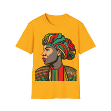 Load image into Gallery viewer, Color of Africa Warrior Queen #16 Unisex Softstyle Short Sleeve Crewneck T-Shirt

