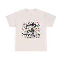 Load image into Gallery viewer, Muse Wearable Fancy AI Family Over Everything Unisex Cotton Crewneck T-Shirt