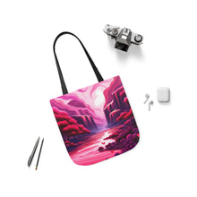Load image into Gallery viewer, Pink Heart Series #2  Fashion Graphic Print Trendy 100% Polyester Canvas Tote Bag AI Image