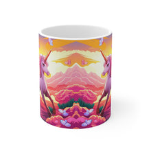 Load image into Gallery viewer, I Dream of Unicorns & Butterflies #17 Ceramic 11oz AI Decorative Coffee Mug