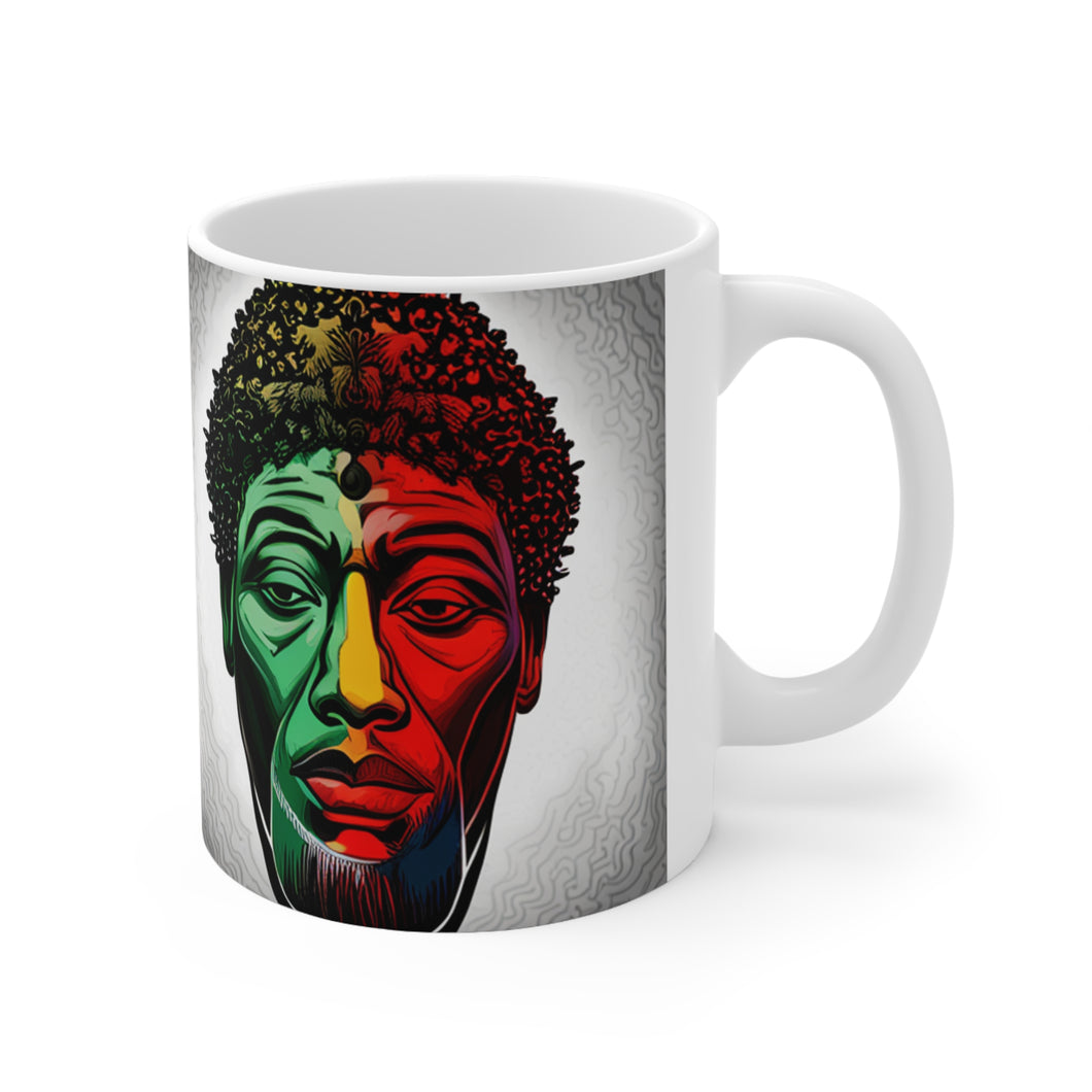 Colors of Africa Warrior King #5 11oz AI Decorative Coffee Mug