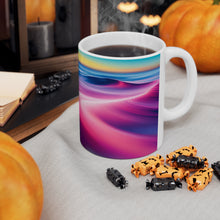 Load image into Gallery viewer, Pastel Sea-life Sunset #21 Ceramic Mug 11oz mug AI-Generated Artwork
