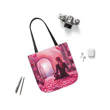 Load image into Gallery viewer, Pink Heart Series #5 Fashion Graphic Print Trendy 100% Polyester Canvas Tote Bag AI Image