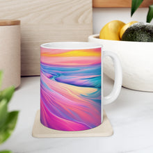Load image into Gallery viewer, Pastel Sea-life Sunset #15 Ceramic Mug 11oz mug AI-Generated Artwork