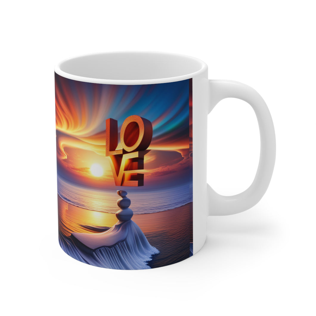 There is Love in the Universe #1 Ceramic Mug 11oz AI Generated Artwork