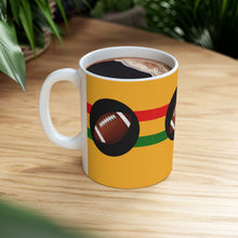 Load image into Gallery viewer, Sports Game No Word Football 11oz Ceramic Beverage Mug Decorative Art
