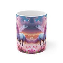 Load image into Gallery viewer, I Dream of Unicorns & Butterflies #26 Ceramic 11oz AI Decorative Coffee Mug