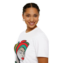 Load image into Gallery viewer, Color of Africa Queen Mother #9 Unisex Softstyle Short Sleeve Cotton Crewneck T-Shirt