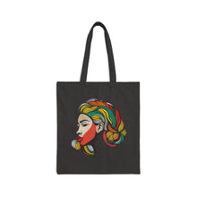 Load image into Gallery viewer, Colors of Africa Queen Mother #11 100% Cotton Canvas Tote Bag 15" x 16"