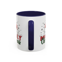 Load image into Gallery viewer, Mug - Merry Christmas Santa Hat Accent Coffee Mug (11, 15oz)