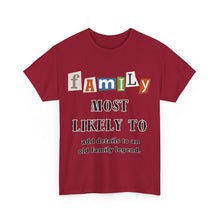 Load image into Gallery viewer, Family "Most Likely To" Add details to a family legend.