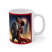 Load image into Gallery viewer, New Year&#39;s Celebration Couple Ceramic Mug 11oz Design #4
