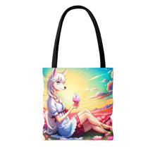 Load image into Gallery viewer, She's my Llama #1 Tote Bag AI Artwork 100% Polyester