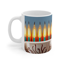 Load image into Gallery viewer, Happy Birthday Candles #9 Ceramic 11oz Mug AI-Generated Artwork