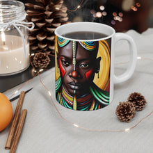 Load image into Gallery viewer, Colors of Africa Warrior King #1 11oz AI Decorative Coffee Mug
