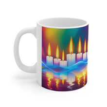 Load image into Gallery viewer, Happy Birthday Candles #4 Ceramic 11oz Mug AI-Generated Artwork
