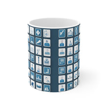 Load image into Gallery viewer, Professional Worker Pink Doctor and Nurse #11 Ceramic 11oz Mug AI-Generated Artwork