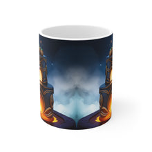 Load image into Gallery viewer, Happy Spooky Halloween Cake Celebration #25 Ceramic 11oz mug AI-Generated Artwork