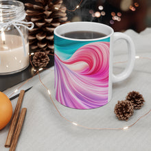 Load image into Gallery viewer, Pastel Sea-life Sunset #14 Ceramic Mug 11oz mug AI-Generated Artwork