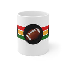 Load image into Gallery viewer, Sports Game No Word Football 11oz White Ceramic Beverage Mug Decorative Art