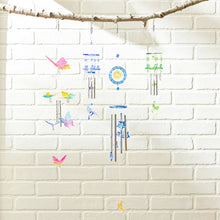 Load image into Gallery viewer, Rainbow Butterfly Windchimes Wind Chime Acrylic