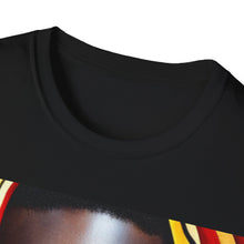 Load image into Gallery viewer, Colors of Africa Warrior King #4 Unisex Softstyle Short Sleeve Crewneck T-Shirt
