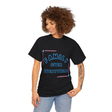 Load image into Gallery viewer, Muse Wearable Blue Frame Family Over Everything Unisex Cotton Crewneck T-Shirt
