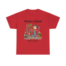 Load image into Gallery viewer, Plant A See Watch it Grow Young Boy 100% Cotton Classic Fit T-shirt