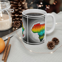 Load image into Gallery viewer, Colors of Africa Continent Map #1 AI 11oz Coffee Mug