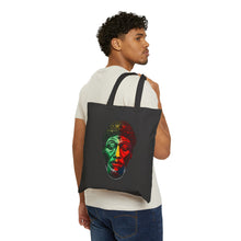 Load image into Gallery viewer, Colors of Africa Warrior King #5 100% Cotton Canvas Tote Bag 15" x 16"