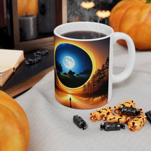 Load image into Gallery viewer, Lunar Full Moon Fantasy Art #10 Ceramic Mug 11oz AI Generated Artwork