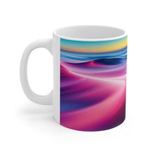 Load image into Gallery viewer, Pastel Sea-life Sunset #21 Ceramic Mug 11oz mug AI-Generated Artwork
