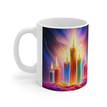 Load image into Gallery viewer, Happy Birthday Candles #16 Ceramic 11oz Mug AI-Generated Artwork
