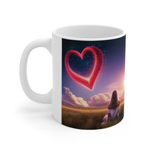 Load image into Gallery viewer, Nothing but True Love at Sunset #5 11oz mug AI-Generated Artwork