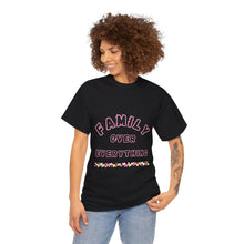 Load image into Gallery viewer, Muse Wearable Pink Border Family Over Everything Unisex Cotton Crewneck T-Shirt